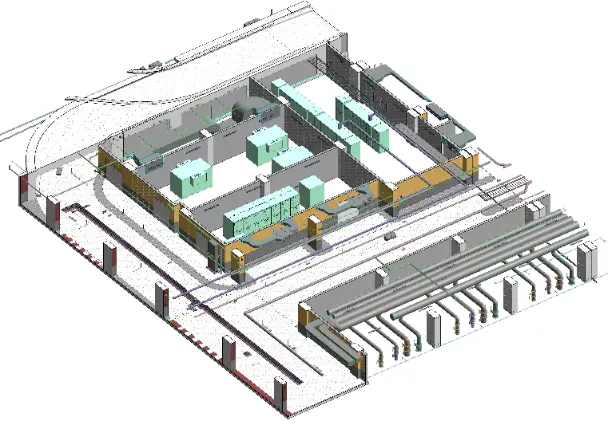 Electrical Substation & Cooling Tower